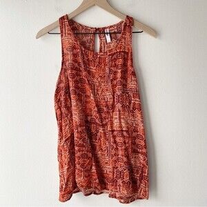 xhilaration orange tank top